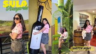 Sula Vineyards  Entry ticket and expenses  Places to visit in Nashik  Nashik Vlogs nashik vlog [upl. by Mechelle203]