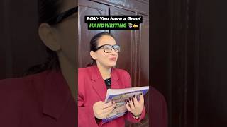 Kiski achi Handwriting hai📚✍️goodhandwriting schoollife share trendingshorts comedyshorts [upl. by Tham396]