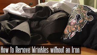 How to Remove Wrinkles without an Iron [upl. by Iru]