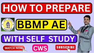 HOW TO PREPARE FOR BBMP AE CIVIL 2024  COMPLETE STUDY PLAN  WEIGHATGE OF EACH SUBJECT [upl. by Umberto]