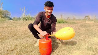 LPG Gas Balloon Experiment [upl. by Rebma]