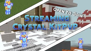 Streaming Minecraft KitPvP 9  Crystal KitPvP [upl. by Nerrak]