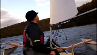 Canoe Sailing on Coniston Water [upl. by Turtle]