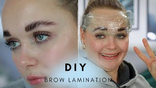 HOW TO DIY brow lamination with ICONSIGN lashlift kit [upl. by Jahdol]