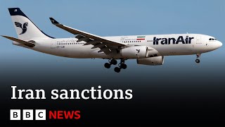 UK halts all Iran flights as allies step up sanctions  BBC News [upl. by Fai]