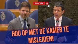 Gideon van Meijeren De minister wringt zich in bochtn om de kamer te MISLEIDEN [upl. by Chobot]