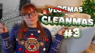 VLOGMAS 3Rész I Asztal dekorálás🎄 [upl. by Annairdua]