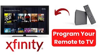 How to Program Xfinity Remote to TV [upl. by Yartnod]