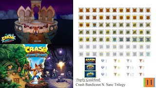 Crash Bandicoot N Sane Trilogy Trophy Guide 11  Arabian Warp Room Crash 3 Warped [upl. by Levinson83]