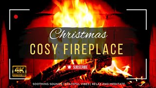 🔥 2 Hours of Cozy Crackling Fireplace Sounds  Ultimate Relaxation amp Comfort 🕯️ [upl. by Dej]