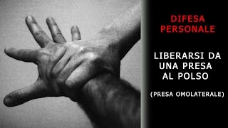 liberarsi da una presa polso  difesa personale [upl. by Mars]