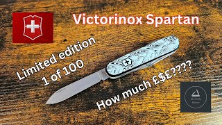 Victorinox Spartan limited edition damascus 1 of 100 SuperSakSaturday victorinox edc [upl. by Nyladgam]