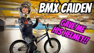 Caiden BMX gave me his Helmet [upl. by Neetsyrk]