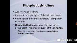 Phosphatidylcholine and phosphatidylinositol by Dr Hk Sheraz Siddiqui [upl. by Nauj]