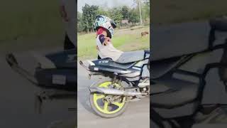 Bike stand Tvs metro Stan with Habibstunt viralvideo bikestunt usa india bangladesh ukraine [upl. by Arait]