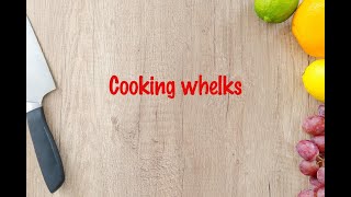 How to cook  Cooking whelks [upl. by Aisenet]