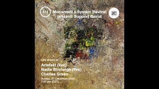 MNMT Live Stream  MNMT x System Revival  live for Beirut  Artefakt [upl. by Barbra]