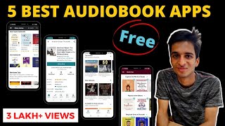 5 Best Audiobook Apps for android and IOS  Audiobook free and paid  Ronak Shah [upl. by Ardnwahs]