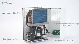 ADS 10D Small Industrial Dehumidifier  Compact and Efficient Moisture Control by Yakeclimate [upl. by Noyes]