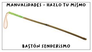 Cómo hacer BASTONES ULTRALIGEROS para SENDERISMO y TREKKING con BAMBÚ [upl. by Atiekram]