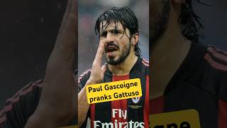 Paul Gascoigne pranks Gattuso during Rangers training😂😂 football footballstory rangers footy [upl. by Leigh733]