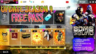 UPDATE SEASON 9 ELITE PASS FREE FIRE  GARENA FREE FIRE [upl. by Scutt]