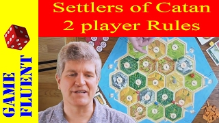 Official Settlers of Catan 2 Player Rules Explained [upl. by Elbertine]