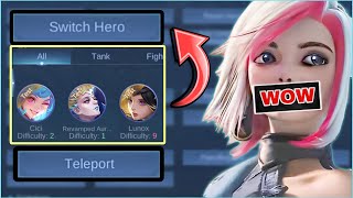 NEW HERO TRAINING MODE FEATURES IN MOBILE LEGENDS [upl. by Yllib]