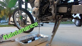 Maintenance On A Kawasaki Klx 140L  DOESNT START  DirtBike Project  Part 2 [upl. by Orman]