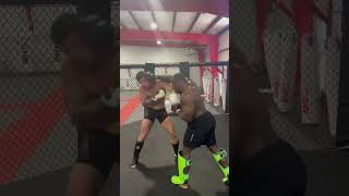 UFC Middleweight Torrez Finney letting the hands go in practice punishertorrez ufc mma ko [upl. by Beller]