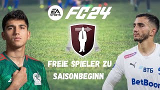 Die 20 besten freien Spieler zu Saisonbeginn 👌⚽  EA Sports FC 24 Karrieremodus [upl. by Rana]