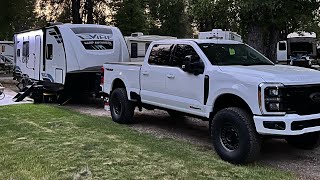 Camping w 2023 Vibe 25RK West Coast Edition Forest River Trailer in Idaho  Tour Walk Through [upl. by Enywtna960]