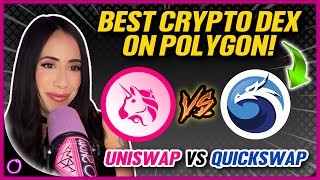 The best CRYPTO dex on Polygon UNISWAP vs QUICKSWAP [upl. by Kareem]