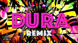 Daddy Yankee ft Bad Bunny Natti Natasha amp Becky G  Dura REMIX Lyric Video [upl. by Jo]