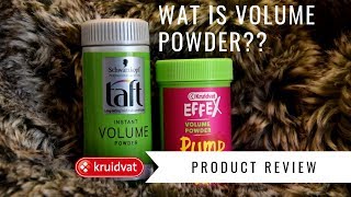 Wat is Volume Powder Volumineus haar met Taft en Kruidvat [upl. by Alliuqaj81]