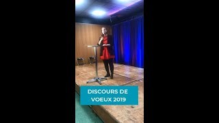 DISCOURS DE VOEUX POUR LANNÉE 2019 [upl. by Syla428]