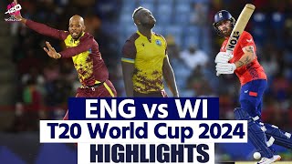 ENG vs WI T20 World Cup 2024 Highlights England vs West Indies T20 World Cup Full Highlights [upl. by Sellers]