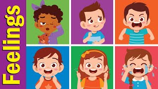 Feelings and Emotions Vocabulary Chant for Children  Fun Kids English [upl. by Anovahs]