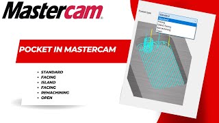 Mastercam 2024 Pocket [upl. by Unni]