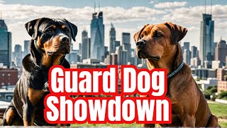 Rottweiler vs Rhodesian Ridgeback  Whos the Ultimate Guard Dog  Dog Breeds  Guard Dogs [upl. by Oriana834]