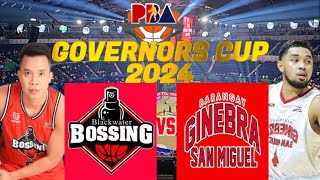 PBA LIVE 🔴BLACKWATER BOSSING VS BARANGAY GINEBRA NSD  PBA GOVERNORS CUP 2024  LIVE SCOREBOARD [upl. by Nereus]