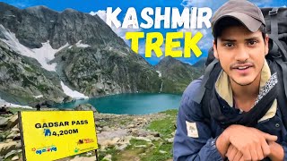 Kashmir great lakes trek difficulty  Gadsar lake kashmir  Kgl trek [upl. by Willms828]