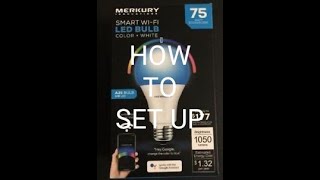 Merkury Smart Light Set up and demo [upl. by Angadreme]