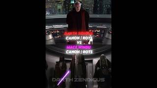 Darth Sidious vs Mace Windu [upl. by Aihsi]