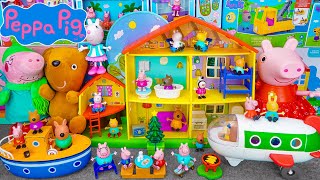 100 Minutes Satisfying with Unboxing Cute Peppa Pig Giant House Toys Collection ASMR  Review Toys [upl. by Lenhart615]