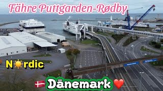 🇩🇰Dänemark❤️Fähre PuttgardenRødby ⛴️🇩🇰❤️danmark travel video [upl. by Riorsson]