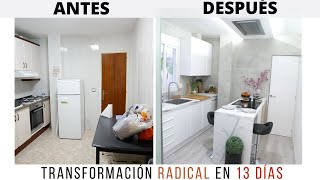 REMODELACIÓN DE COCINA CON POCO DINERO💰😱 KITCHEN REMODELING LOW COST  Proceso al completo [upl. by Furey749]