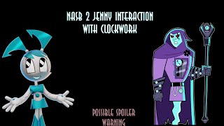 Nick AllStar Brawl 2 Jenny Interactions  Clockwork [upl. by Chelsie]