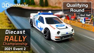 Diecast Rally Car Racing  Event 2 Qualifying pt 2  DRC Championship [upl. by Spearing260]