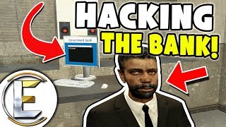 HACKING THE BANK  GMOD DarkRP Raiding The Bank Multiple Times [upl. by Odnaloy]